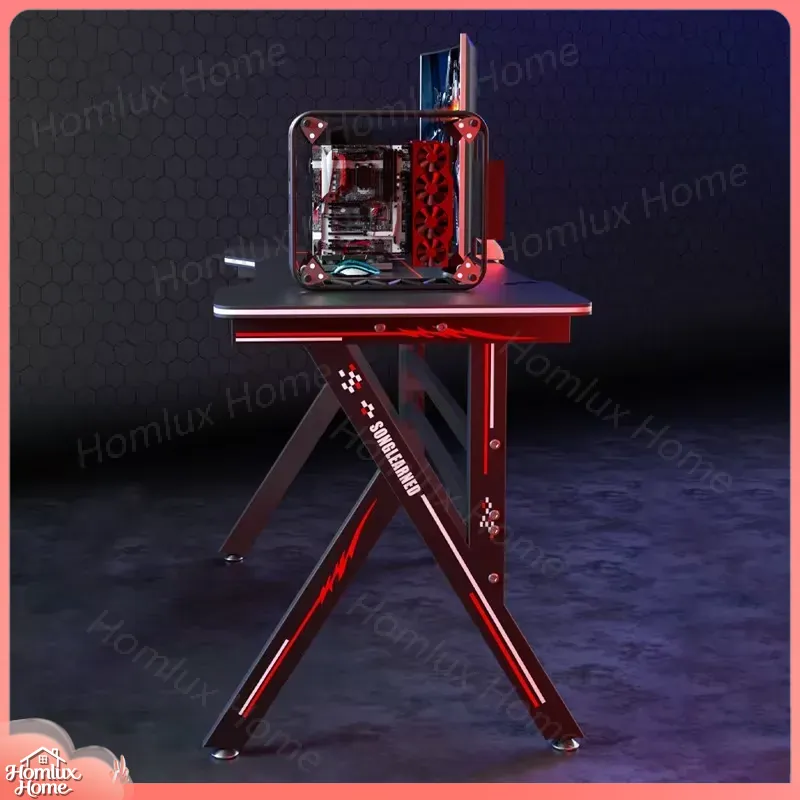 K Shaped Adjustable Gaming Des - Desk Setup L Shaped recension och pris