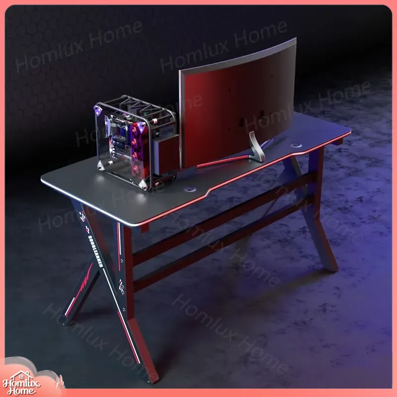 K Shaped Adjustable Gaming Des - Desk Setup L Shaped recension och pris