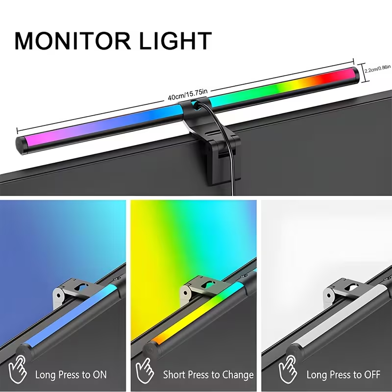 LED Monitor Light Bar 30cm 40c - Setup Desk Monitor recension och pris