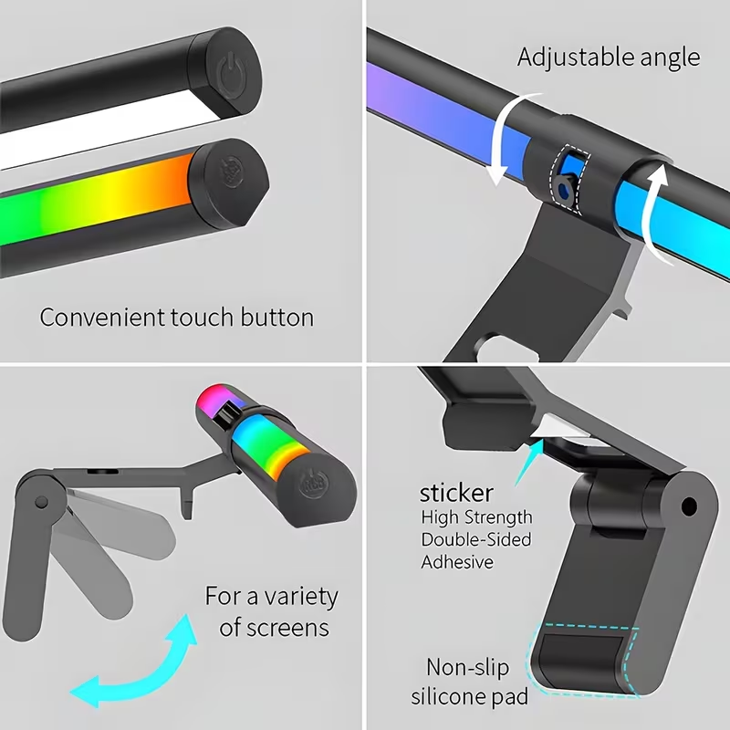 Monitor Light Bar RGB Lightbar - Setup Desk Monitor recension och pris