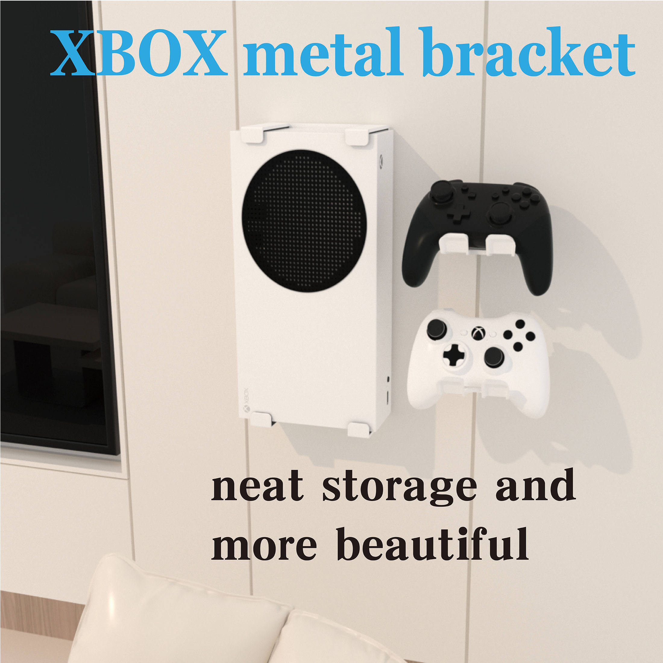 Wall Mount Holer for Xbox Seri - Desk Setup Xbox recension och pris