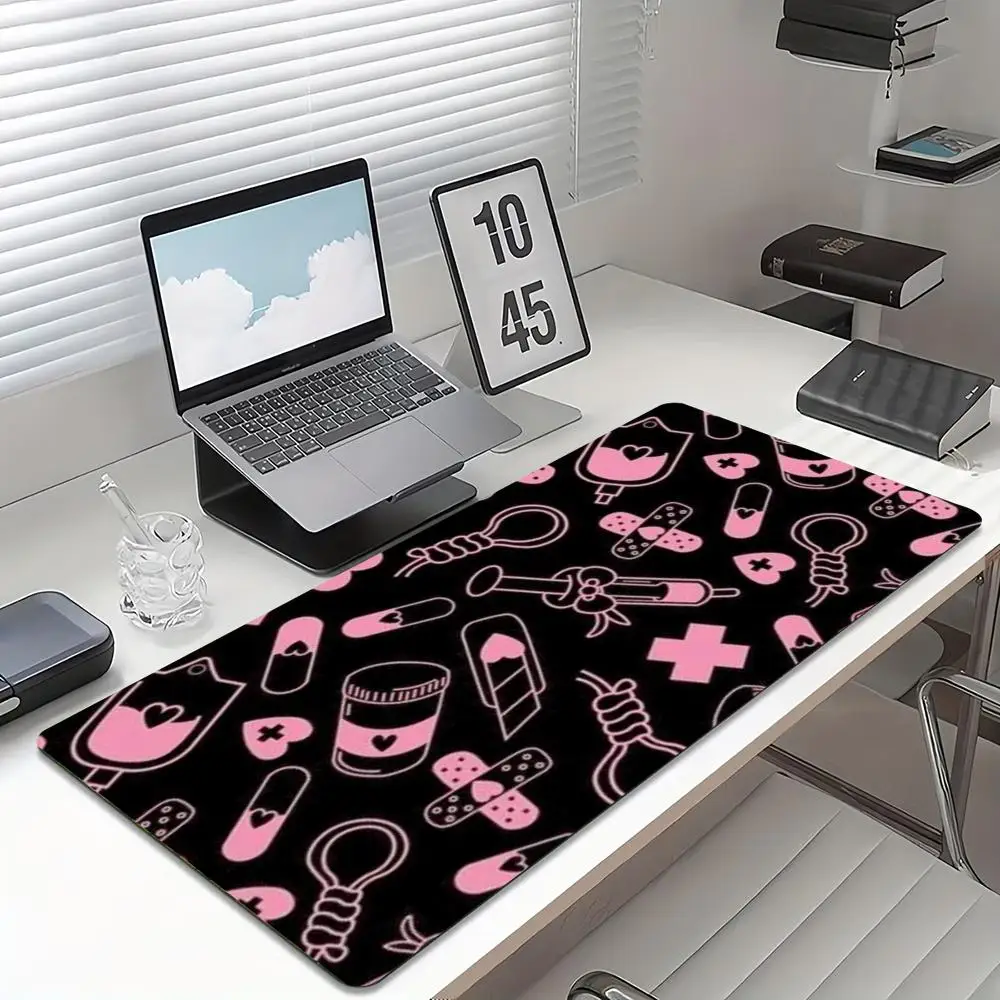 Kawaii Pink Medical Pattern Ga - Desk Setup Pc And Laptop recension och pris