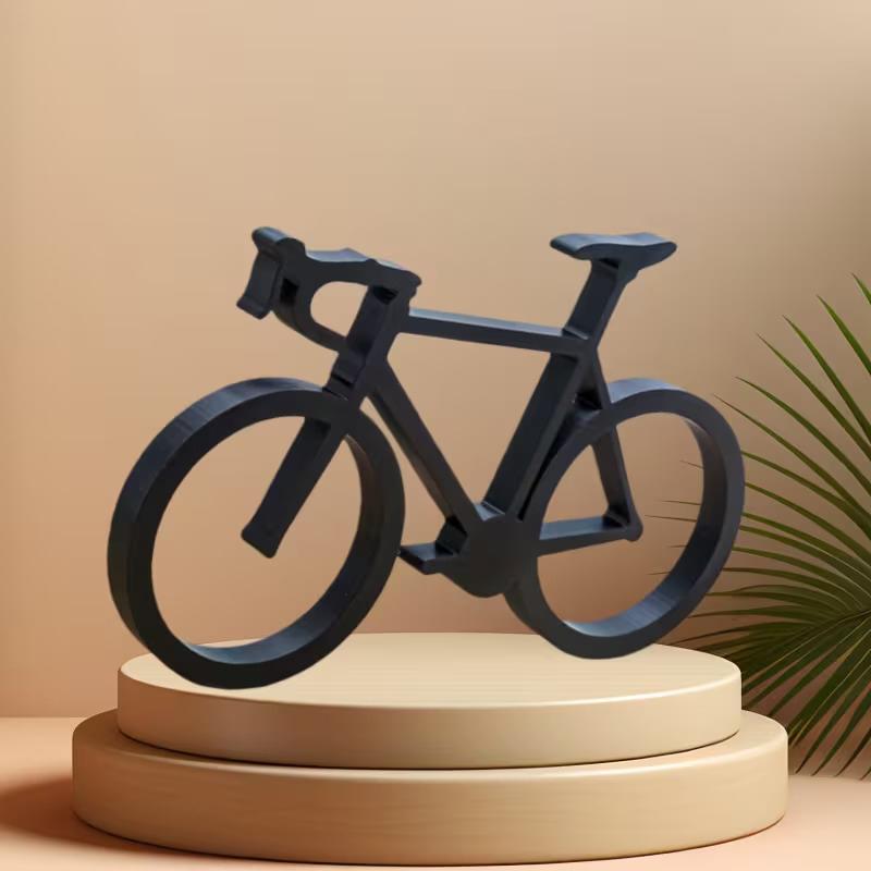 Bicycle Sculpture 3D Printed M - Desk Setup Minimalist recension och pris
