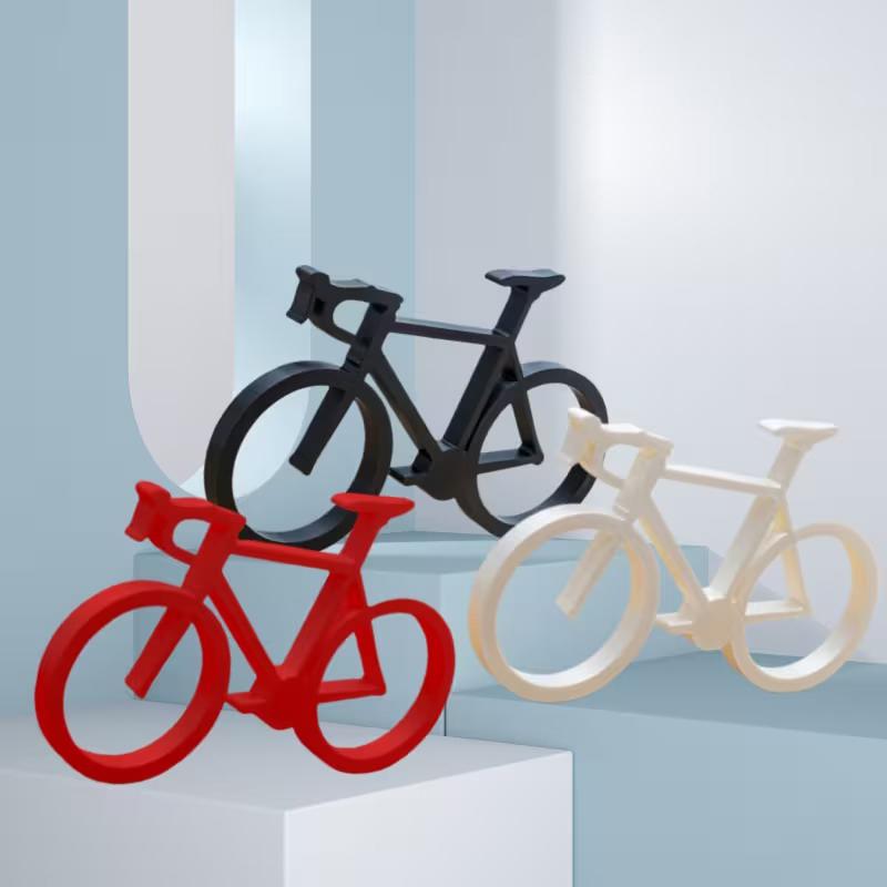 Bicycle Sculpture 3D Printed M - Desk Setup Minimalist recension och pris