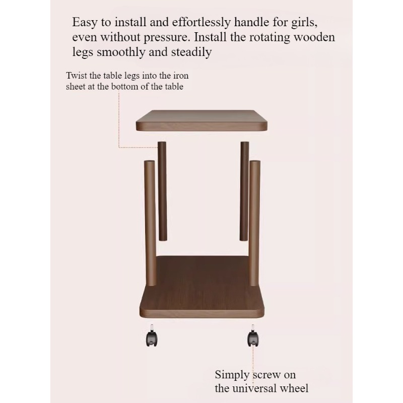 Small Table Household Removabl - Desk Setup Minimalist recension och pris