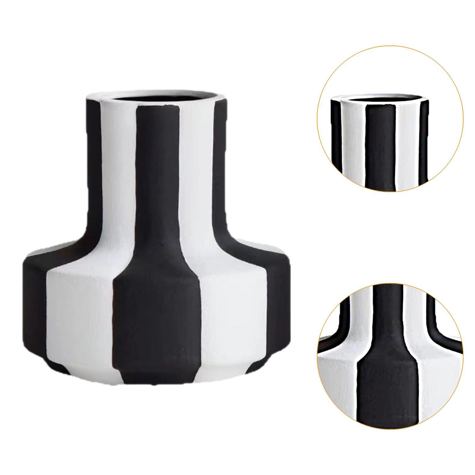 Elegant Black White Stripe Pla - Desk Setup Minimalist recension och pris