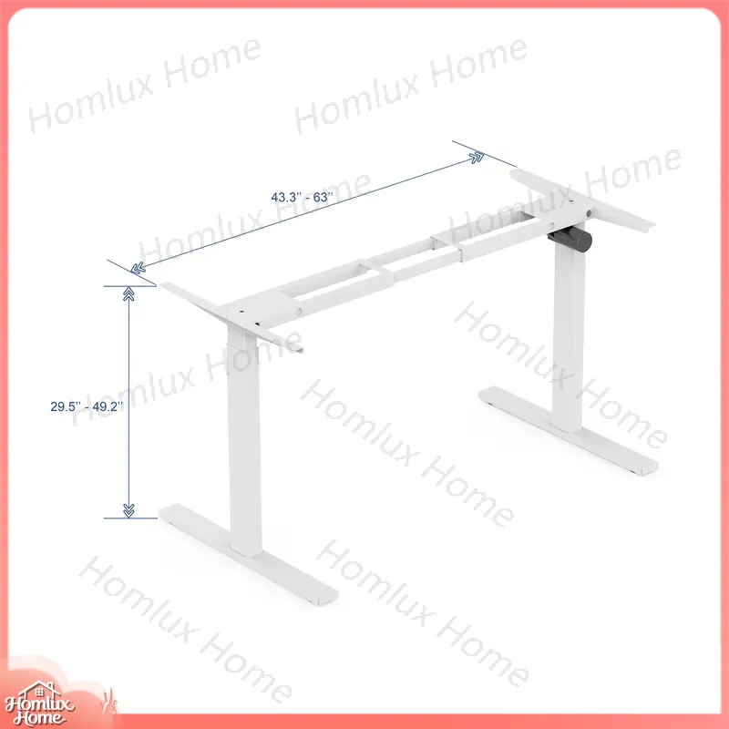Custom Adjustable RGB LED Desk - Desk Setup L Shaped recension och pris