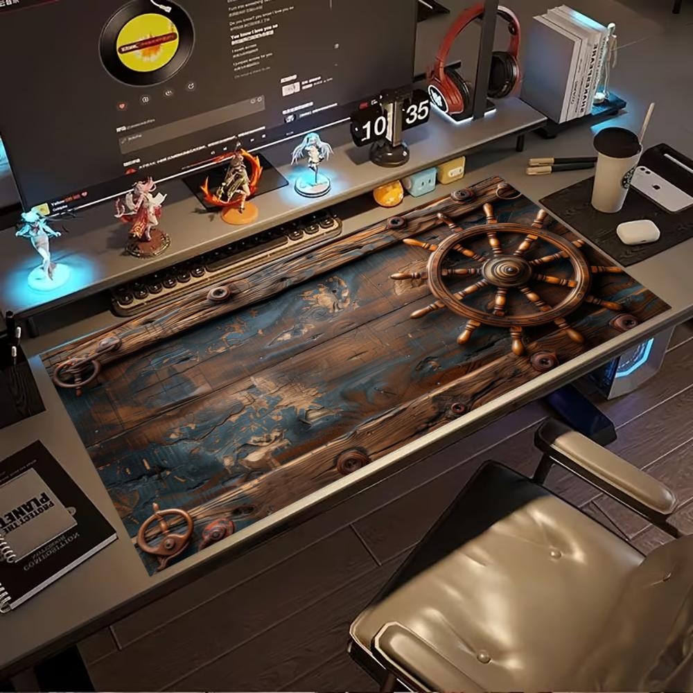 Vintage Pirate Ship Wheel Exte - Desk Setup Pc And Laptop recension och pris