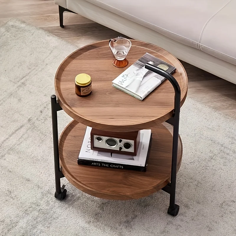 Nordic Style Rolling Side Tabl - Desk Setup Minimalist recension och pris